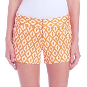 Lilly Pulitzer Ellie Short Orange Little Fish Size 6